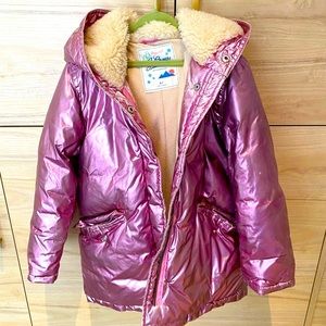 Jcrew girls puffer coat size 6/7